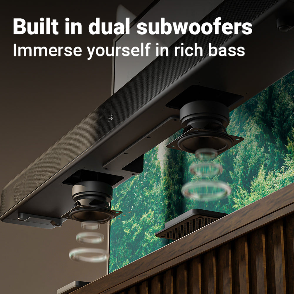 HT-320—2.1 Home Theater Soundbar with Built-in Subwoofer